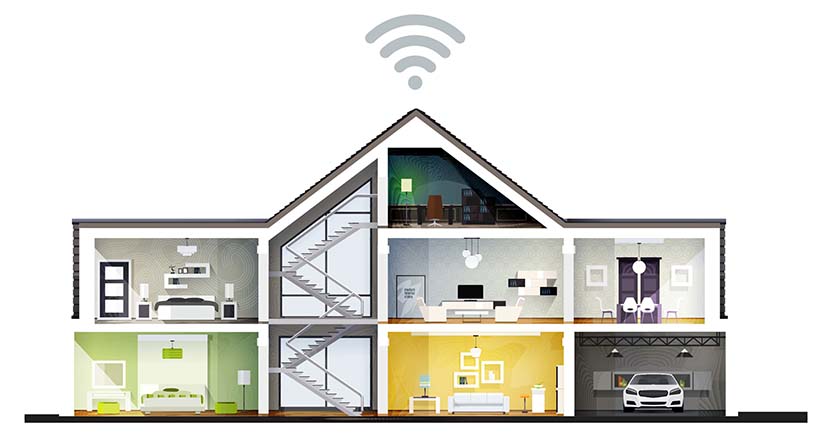 Smart Home Hamburg Illustration